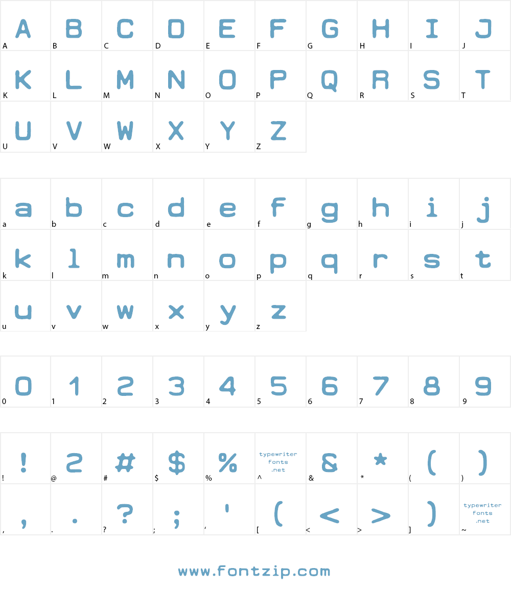 Earth 2073 Font Character